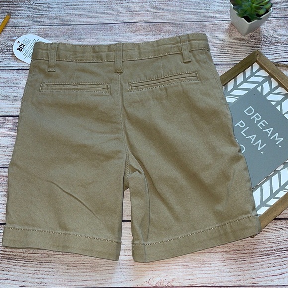 Wonder Nation Boys Size 6 Flat Front Shorts Zipper Snap Button School Uniform - Picture 6 of 7